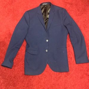 40R tailored fit blazer navy blue